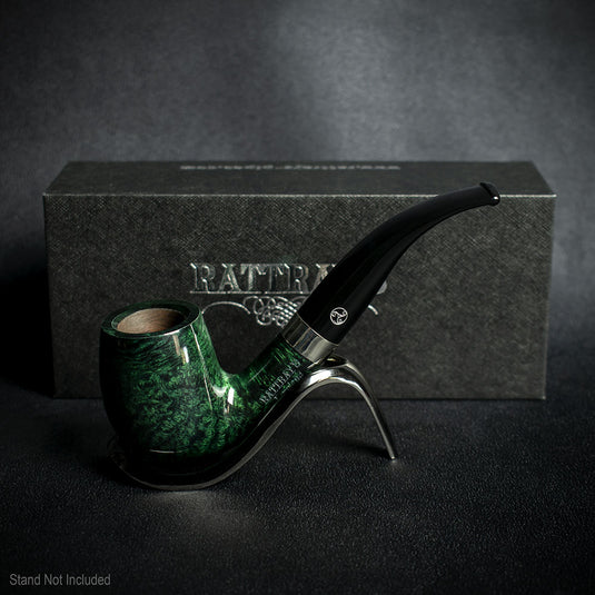 Rattrays Lowland 63 Green Smooth Bent 9mm Pipe