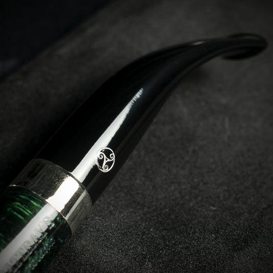 Rattrays Lowland 63 Green Smooth Bent 9mm Pipe