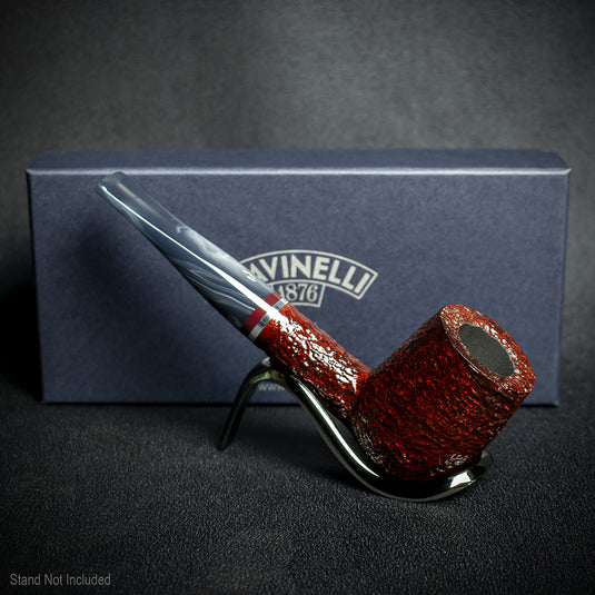 Savinelli Lunaria Rustic Briar Smoking Pipe - Shape 141KS 6mm 