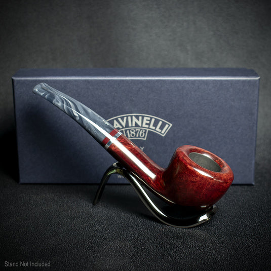 Savinelli Lunaria Smooth Briar Smoking Pipe - Shape 316KS 6mm 
