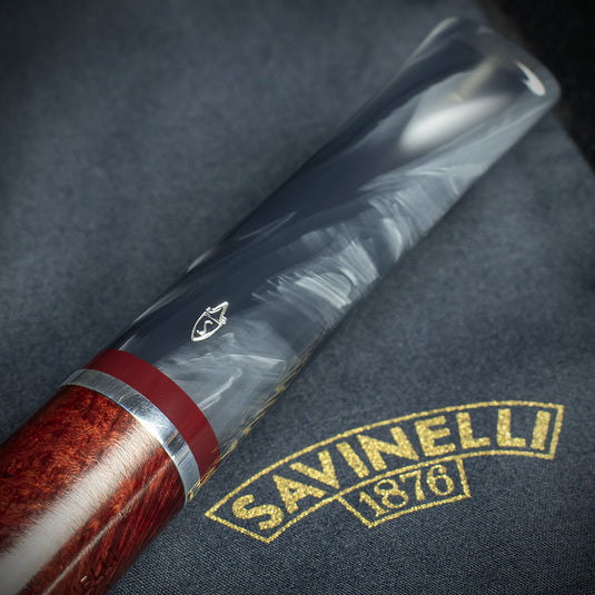 Savinelli Lunaria Smooth Briar Smoking Pipe - Shape 141KS 6mm 