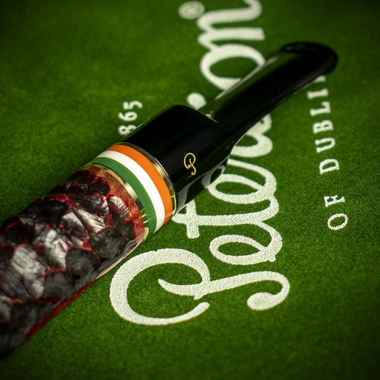 Peterson of Dublin St. Patrick's Day 2026 Rusticated Briar Pipe - Shape 53