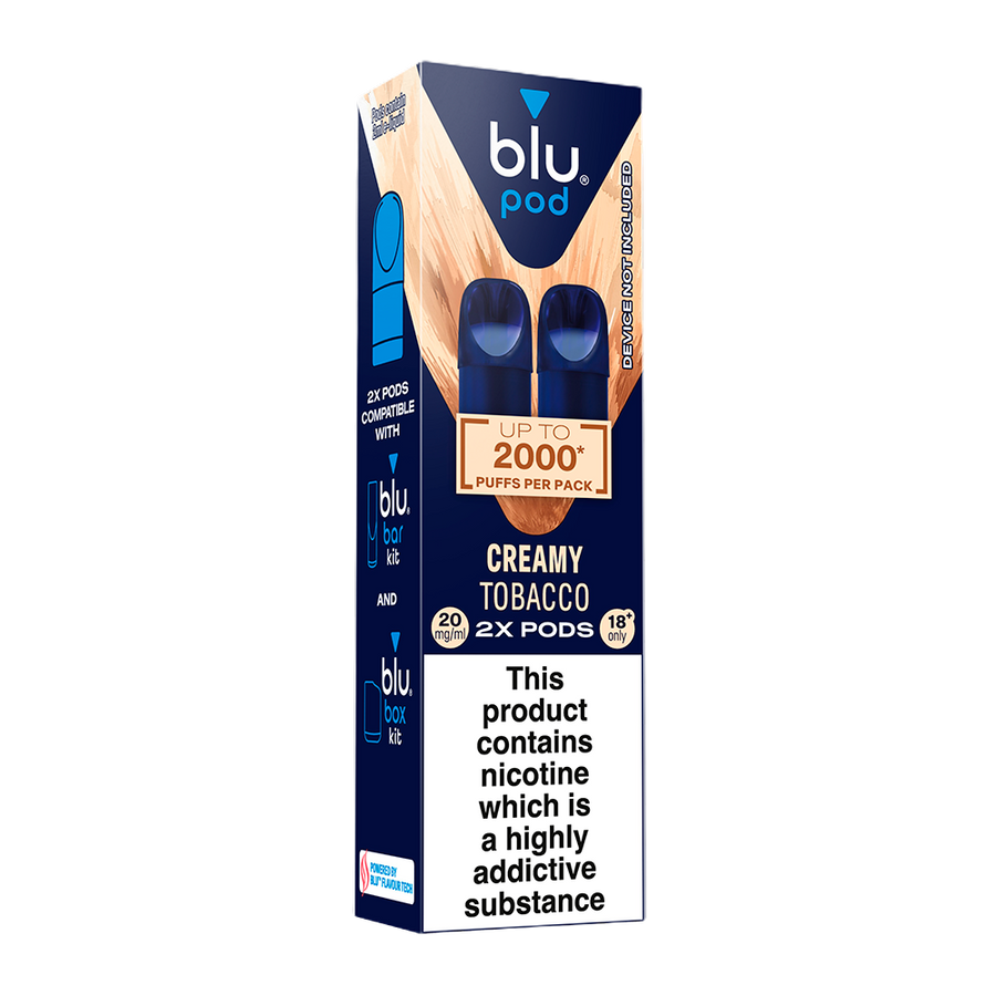 Blu Kit Vape Pods 20mg 2 Pack - Creamy Tobacco