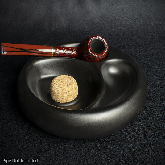Bullseye 2 Pipe Ashtray Matte Black