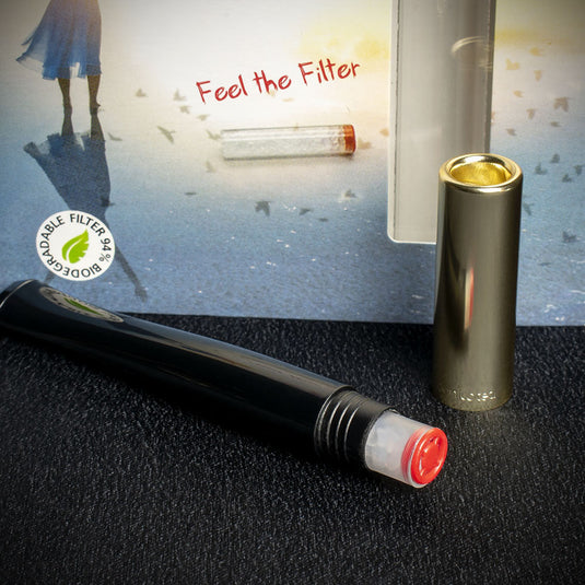 Denicotea Cigarette Holder - Gold 252