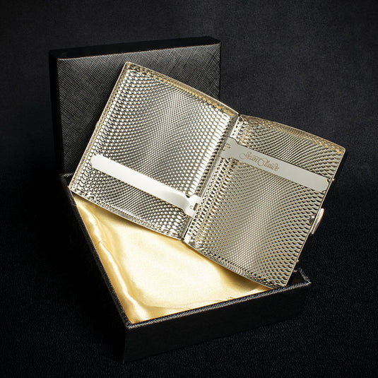 Jean Claude Cigarette Case Kingsize Drop Relief Pattern