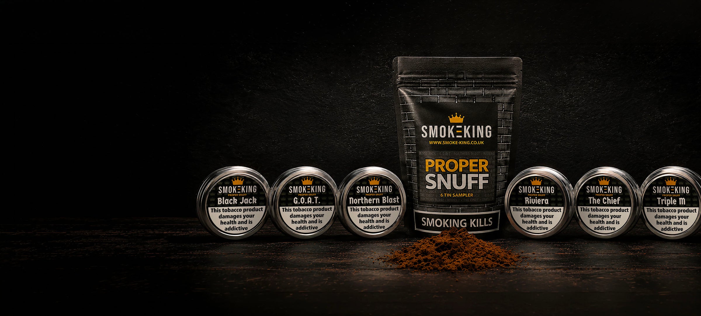 Smoke-King Proper Snuff range