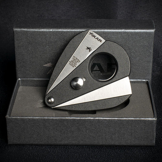 Xikar Xi-2 Black Fibreglass 200BK Double Blade Guillotine Cigar Cutter