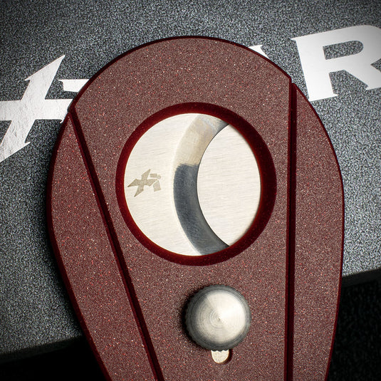 Xikar Xi-2 Bloodstone Red Fibreglass 200RD Double Blade Guillotine Cigar Cutter