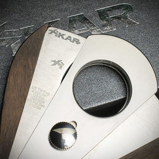 Xikar Xi-3 Macassar Ebony 300ME Double Blade Guillotine Cigar Cutter