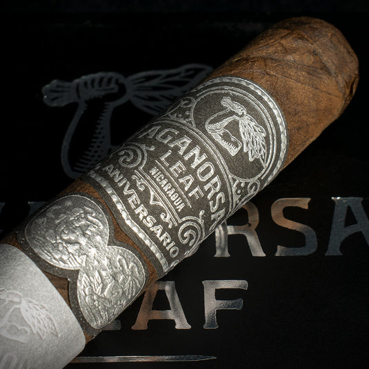 Box of 10 - Agnorsa Leaf Anniversario Maduro Gran Robusto Cigars