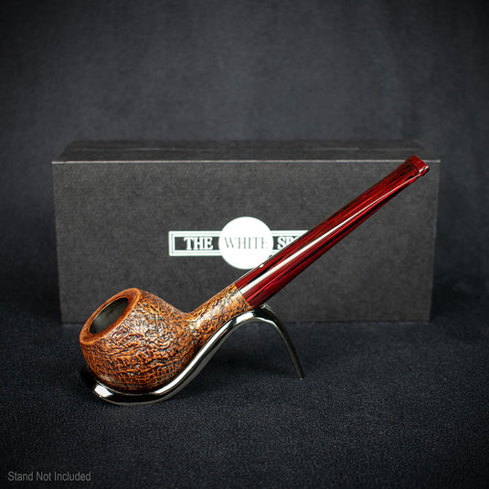 Alfred Dunhill White Spot Briar Smoking Pipe - County 4107