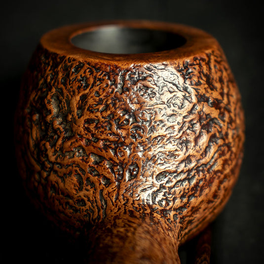 Alfred Dunhill White Spot Briar Smoking Pipe - County 4107