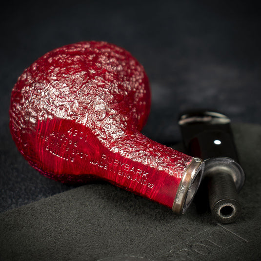 Alfred Dunhill White Spot Briar Smoking Pipe - Ruby Bark 4901
