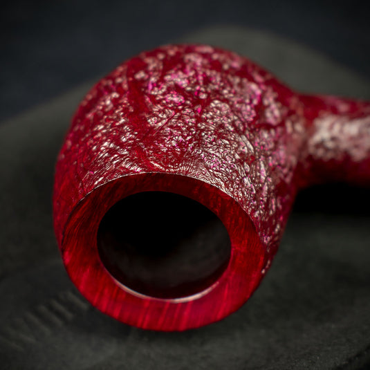 Alfred Dunhill White Spot Briar Smoking Pipe - Ruby Bark 4901