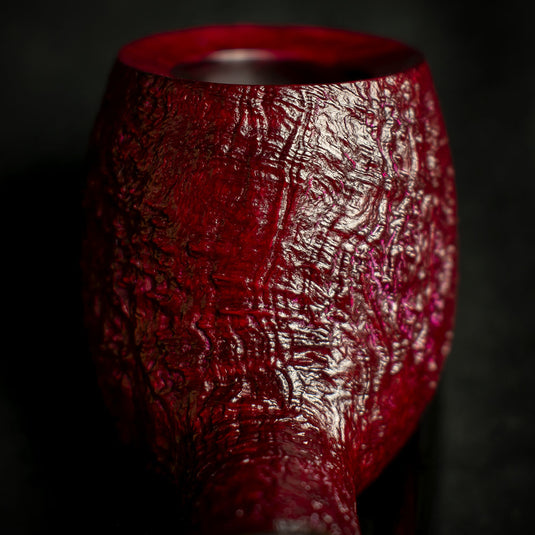 Alfred Dunhill White Spot Briar Smoking Pipe - Ruby Bark 4901