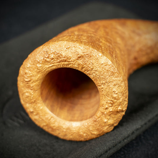 Alfred Dunhill White Spot Briar Smoking Pipe - Tanshell Limited Edition Alphorn