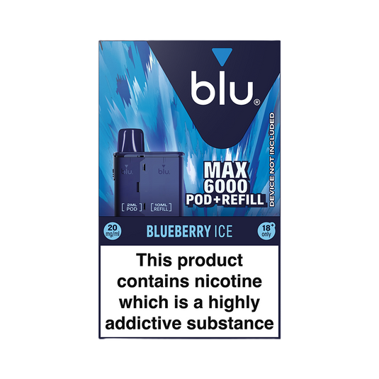 Blu Max 6000 Refill Pod - Blueberry Ice