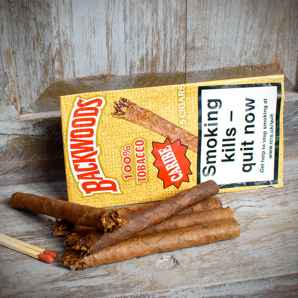 Backwoods | Caribe Cigars | Pack of 5 Cigars | smoke-king