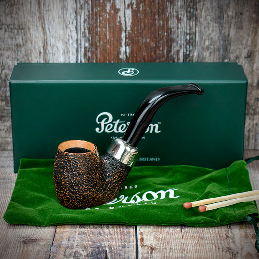 Arklow Sandblasted Briar Pipe By Peterson of Dublin - Shape 304 (9mm)