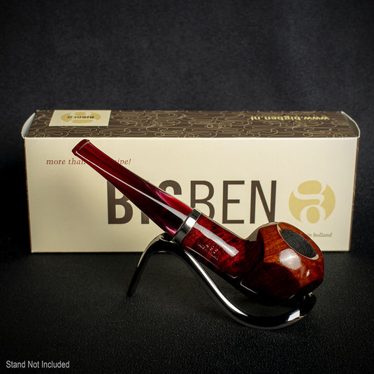 Big Ben Phantom Two Tone Red Polish 9mm Briar Pipe - Shape 495