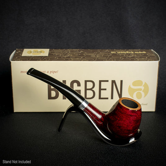Big Ben Sylvia Two Tone Red Polish 9mm Briar Pipe - Shape 802
