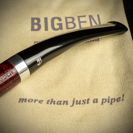 Big Ben Sylvia Two Tone Red Polish 9mm Briar Pipe - Shape 802