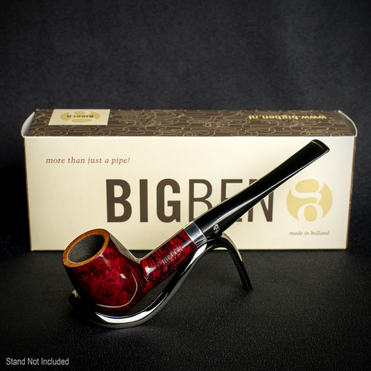 Big Ben Sylvia Two Tone Red Polish 9mm Briar Pipe - Shape 808