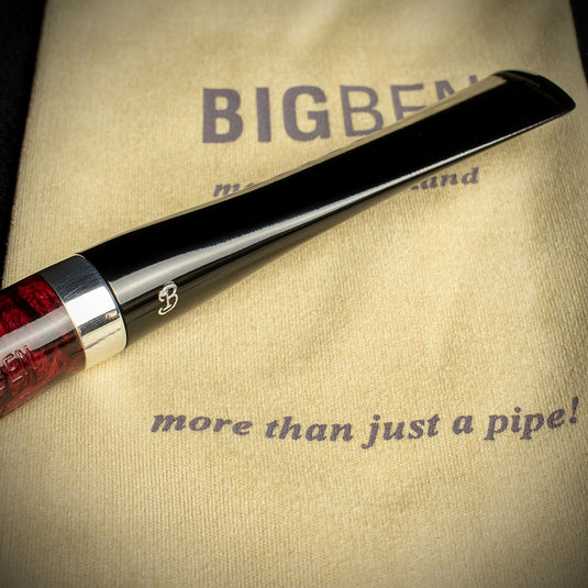 Big Ben Sylvia Two Tone Red Polish 9mm Briar Pipe - Shape 808