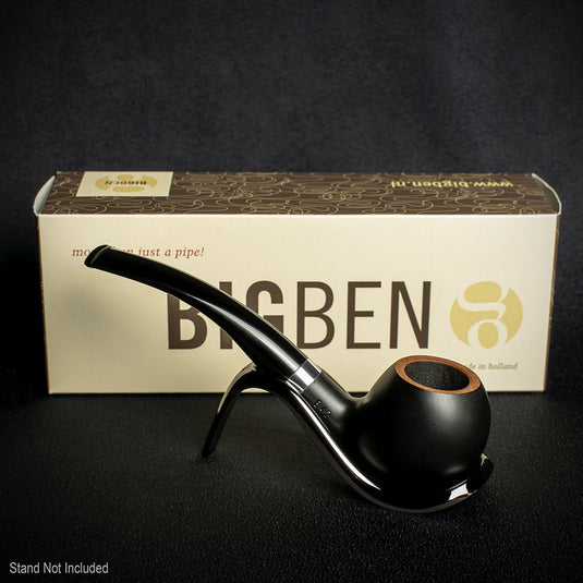 Big Ben Sylvia Black Matte 9mm Briar Pipe - Shape 842