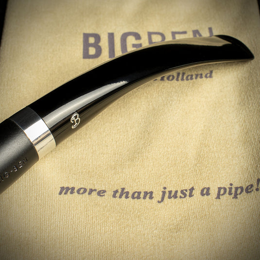 Big Ben Sylvia Black Matte 9mm Briar Pipe - Shape 842