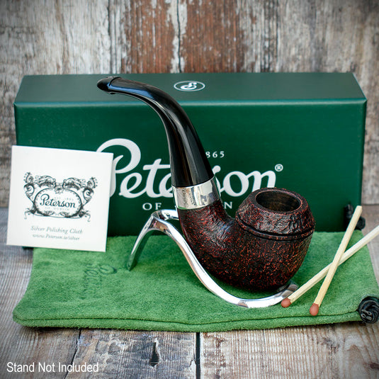 Sherlock Holmes Baskerville (Red Sandblast) by Peterson of Dublin Briar Pipe