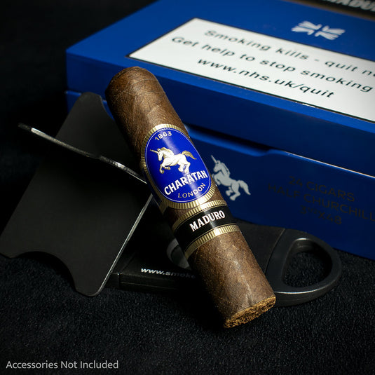 Charatan Nicaraguan Maduro Half Churchill Cigars - Box of 24