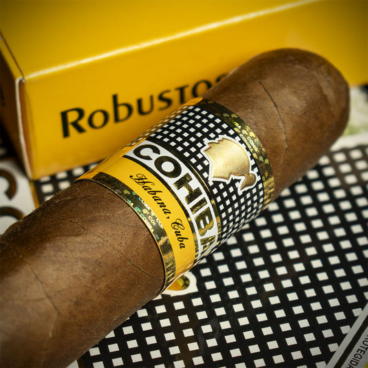 Cohiba Robustos Cuban Cigars - 3 Pack