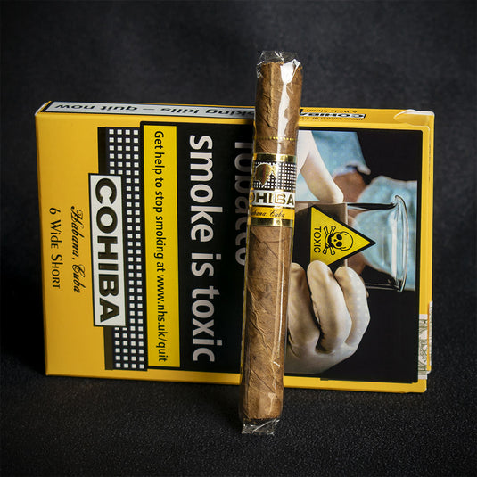 Cohiba Wide Shorts Cuban Cigars - Pack of 6