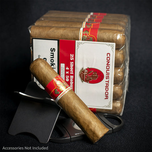 Conquistador Short Robusto Cigars - Bundle of 25