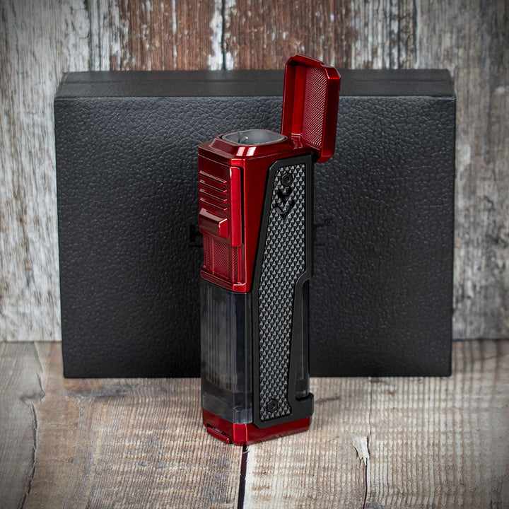 Honest Shakespeare Cigar Lighter - Red/Black SMOKE-K|ING