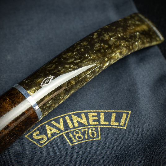 Savinelli Marron Glace Smooth Briar Pipe - Shape 602  6mm 