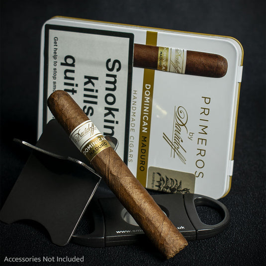 Davidoff Primeros Dominican Maduro Petit Panetela Cigars - Tin of 6