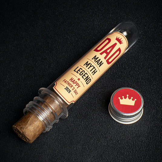 2026 Fathers Day Cigar Gift Tube - Dad - The Man The Myth The Legend