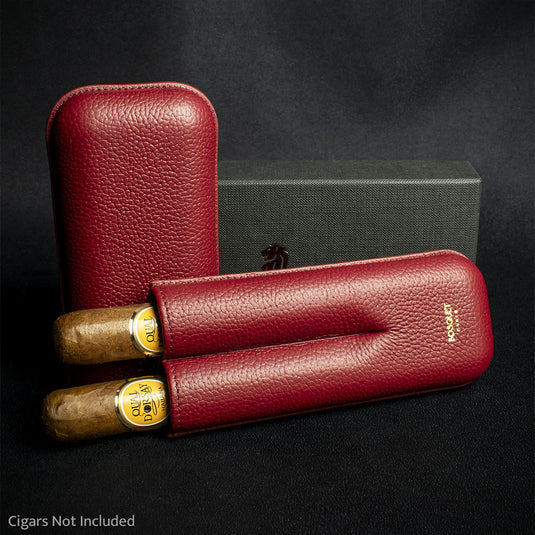 Bosquet EMS Leather Cigar Case (Limited Edition) Pomodoro