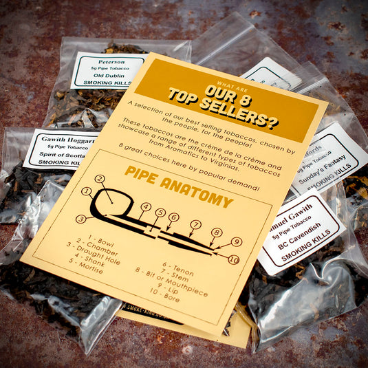 Pipe Tobacco Sample Pack - Our 8 Top Sellers
