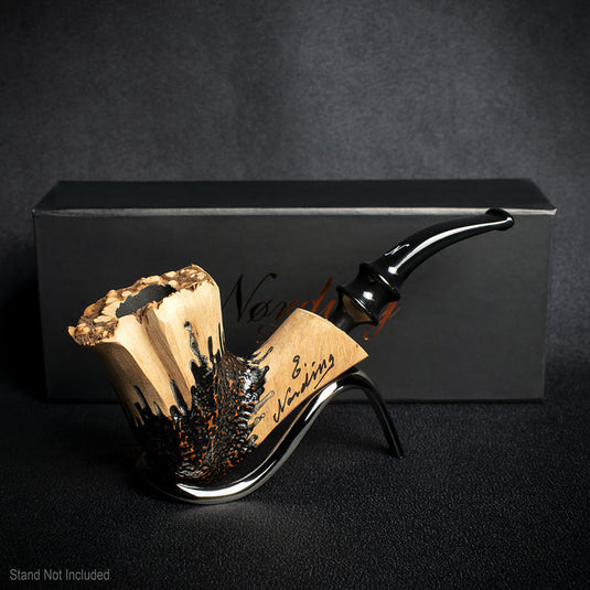 Erik Nording Signature Rustic Briar Pipe - No.02