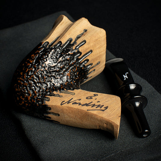 Erik Nording Signature Rustic Briar Pipe - No.02
