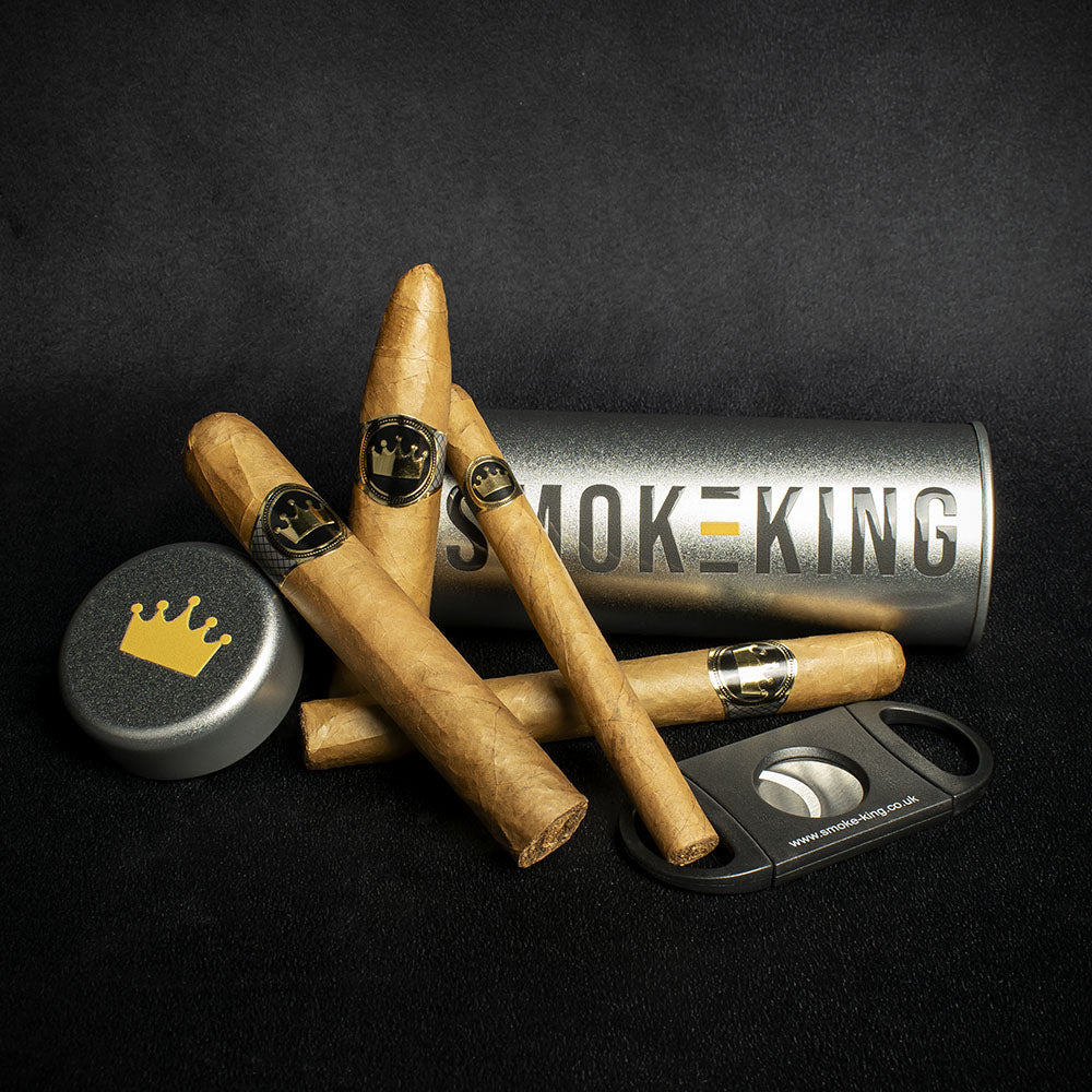 Smoke-King New World Nicaraguan 4 Cigar Gift Tin