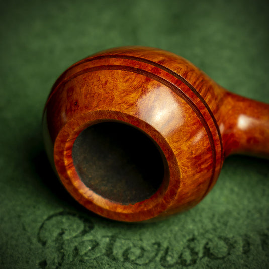 Peterson of Dublin De-Luxe Classic Natural Smoking Pipe - Shape 411