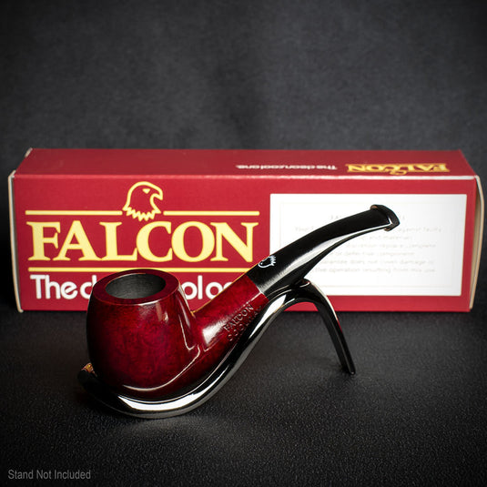 Falcon Coolway Sport Smooth Red Briar Pipe - 6mm Filter