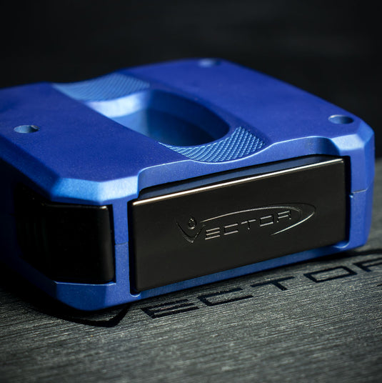 Vector Vcube V-Cut & Punch Cigar Cutter - Sky Blue