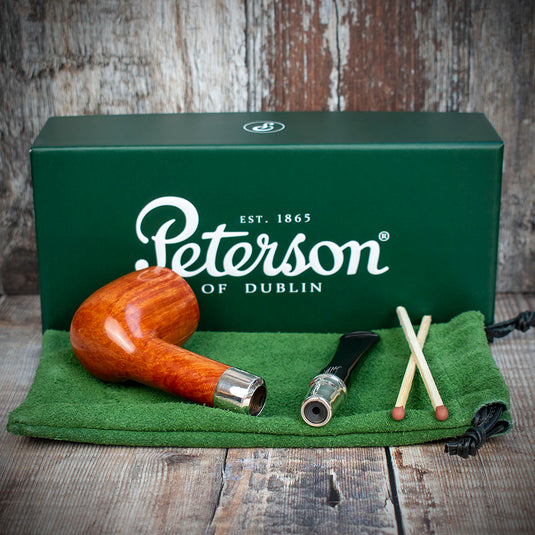 Peterson Of Dublin High Grade Natural Spigot Briar Smoking Pipe - Shape 106