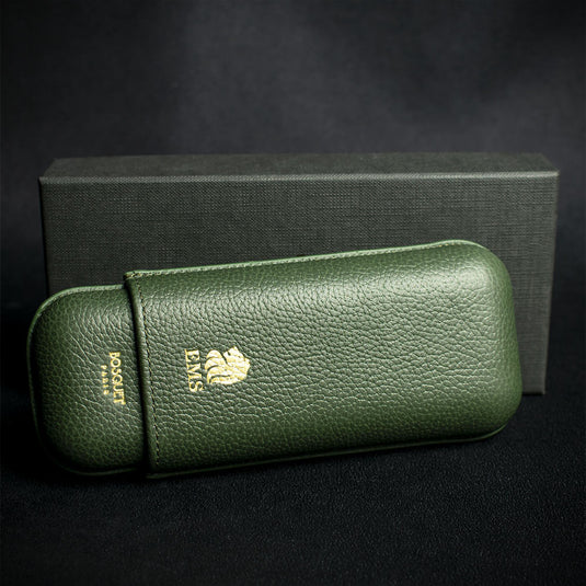 Bosquet EMS Leather Cigar Case (Limited Edition) Forest Green